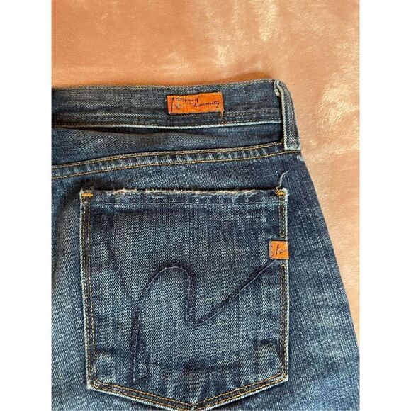 Citizens of humanity Ingrid #002 low waist flare 100% cotton Jeans Size 27 - Picture 10 of 16
